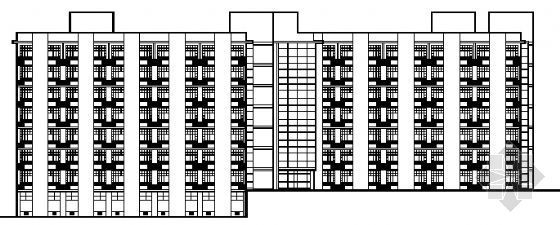 西南建院施工图资料下载-西南医院公寓楼建筑施工图