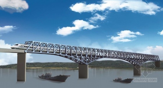 96m钢桁桥设计资料下载-[四川]跨江大桥超大直径桩基超大承台高39m水中墩施工方案附CAD图（围堰栈桥）