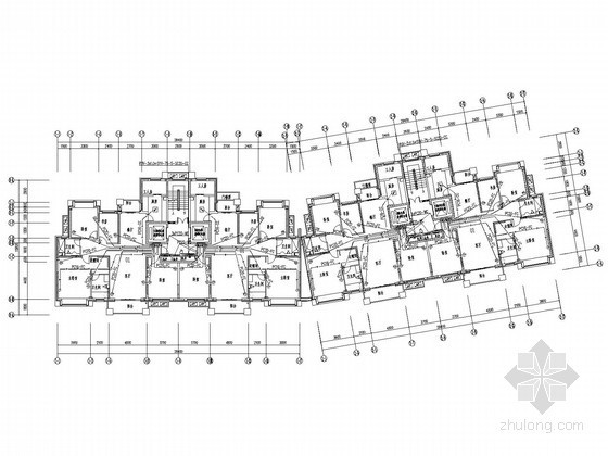 大型商业项目全套电气施工图341张(含高层住宅、大型酒店、商业街)-9#楼弱电平面图 