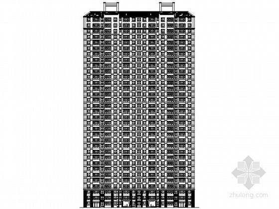 三层商业住宅资料下载-[青海]某三十三层住宅楼建筑施工图