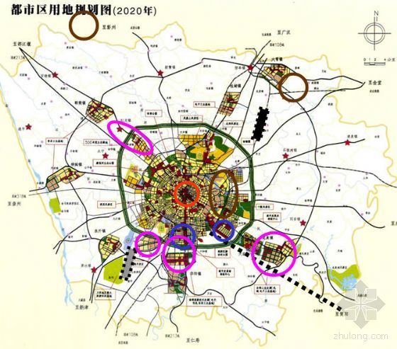 整体规划模型资料下载-西南大都市整体规划