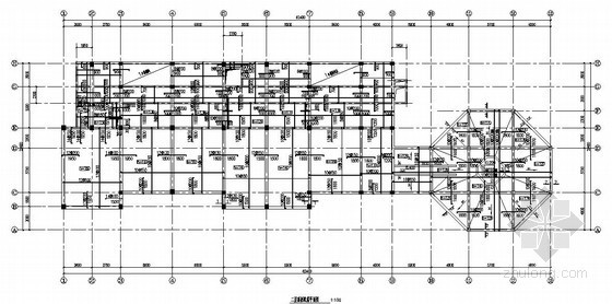 地下三层支护结构实图资料下载-框架结构幼儿园结构施工图（地下三层，地上四层）