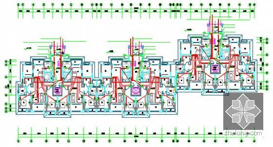 [江苏]13万平米大型现代社区建设工程施工总承包招投标文件(合同 清单 图纸)-首层弱电平面图