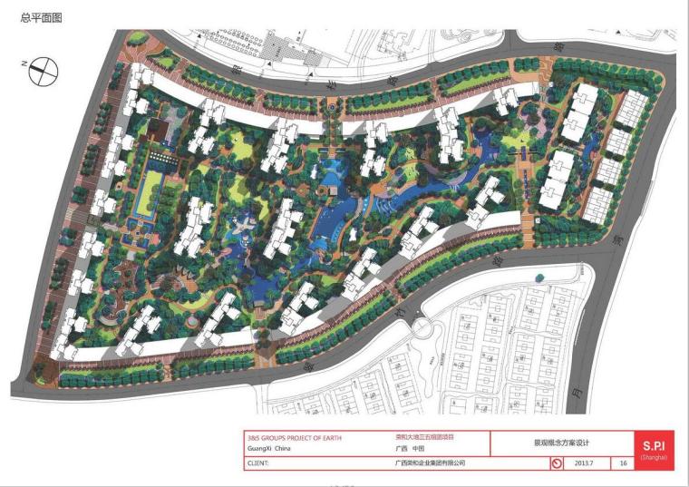 [广西]荣和诗意栖居景观规划设计-景观总平面图