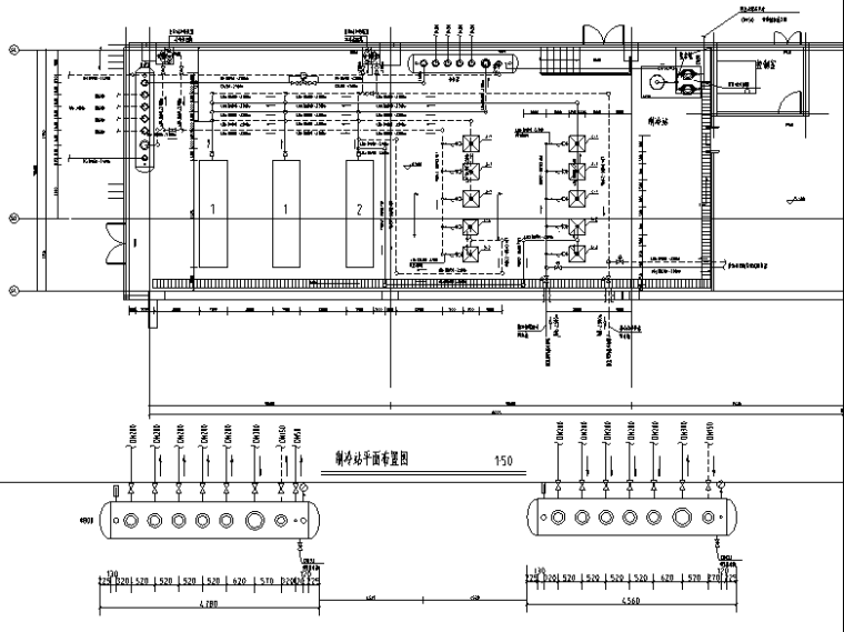 海南五星级酒店暖通设计施工图（含冷冻机房详图及管井大样等）_4