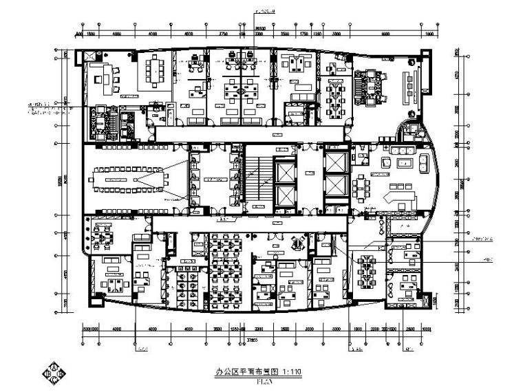 现代简欧风格装修图资料下载-简欧风格全套办公楼详细施工图