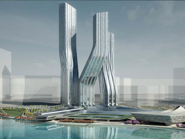 边坡垮塌治理方案资料下载-[迪拜]扎哈舞蹈大厦建筑设计方案文本（PDF+CAD）