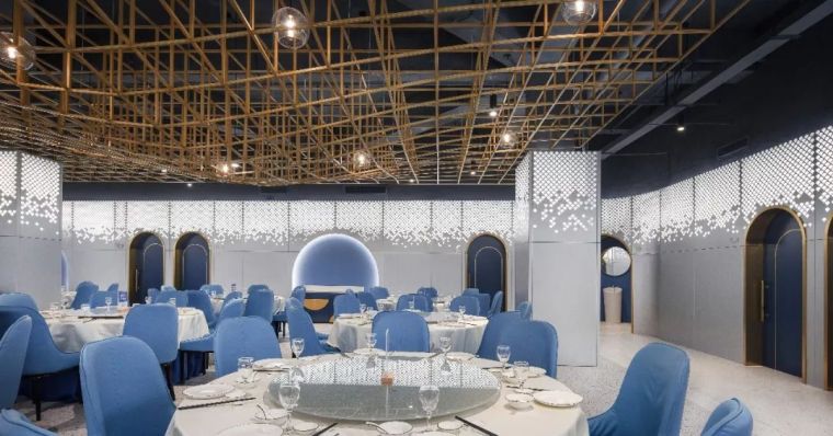 建筑师向大海致敬，在温州创造了一个极具大海意向的海鲜餐厅_27