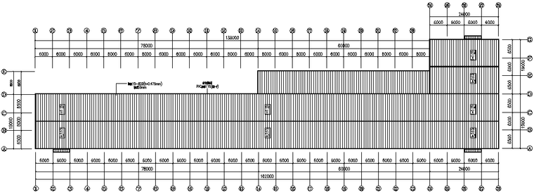 超越集团二期单跨门式刚架结构工程施工图（CAD，9张）_4