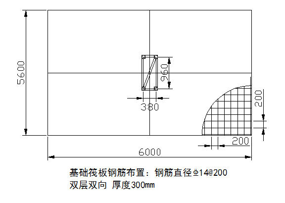 施工电梯基础施工方案(中房·颐园项目)-钢筋布置