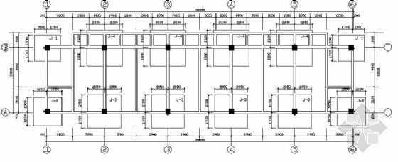 宿舍阳台结构设计资料下载-某六层宿舍结构设计图纸