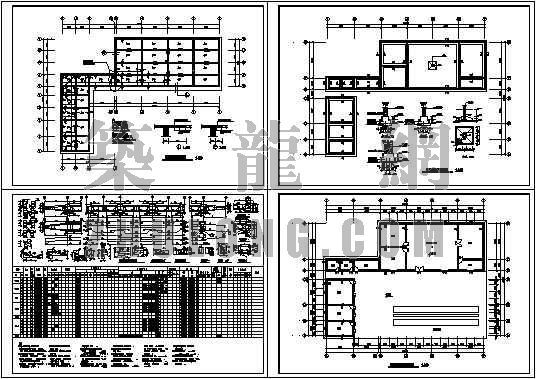 餐馆大厅装修施工图资料下载-某餐馆结构施工图