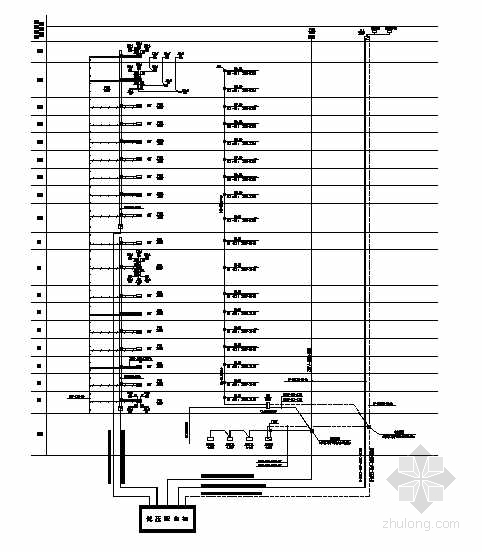 高层建筑弱电图资料下载-某高层建筑电气系统图