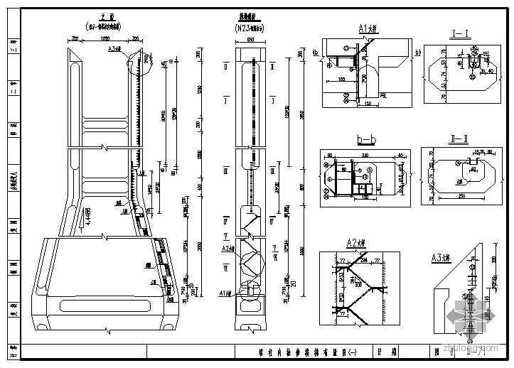 独塔双索面斜拉桥施工图资料下载-50+82+180米三跨一联独塔双索面斜拉桥施工图设计