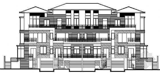 万科别墅建筑设计资料下载-万科丹堤4号别墅建筑扩初图