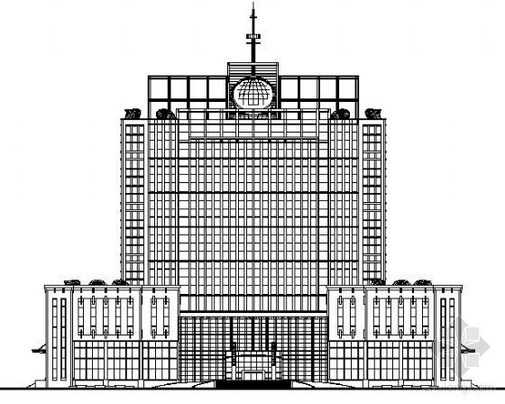 广电建筑案例资料下载-某十四层广电中心建筑方案图