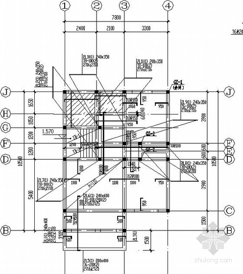 农村别墅2层施工全套图纸资料下载-农村自建二层砖砌体别墅结构施工图