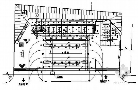 加油站罐区图纸资料下载-某加油站电气图纸