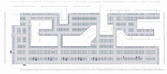 [山东]德式风格多层酒店式公寓建筑设计方案文本（含商业街区规划）-德式风格多层酒店式公寓建筑设计平面图