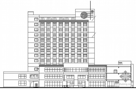 48套厕所施工图资料下载-某十三层宾馆建筑施工图