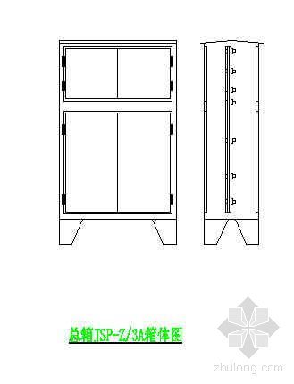 箱体、块体资料下载-配电箱及开关箱箱体图示意图