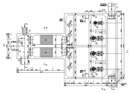 污水提升泵站CAD资料下载-某污水提升泵站详图