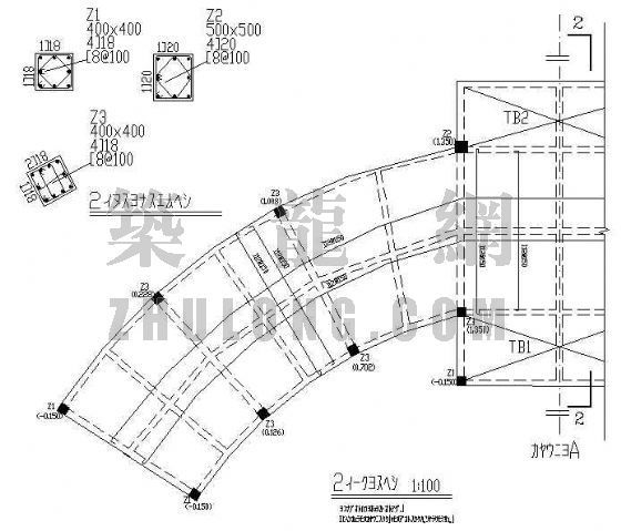 入口车道结构施工图-3