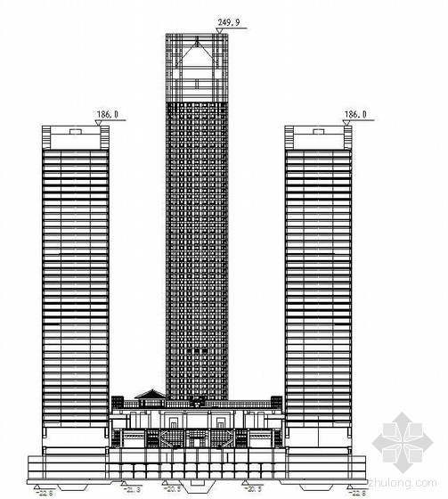 250m超高层消防给水资料下载-北京某超高层商业中心施工组织设计（250m 长城杯 鲁班奖）