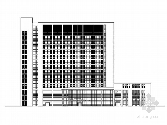 综合楼结构施工设计资料下载-[安徽]高层市级框架结构医疗综合楼建筑施工图（知名设计院）