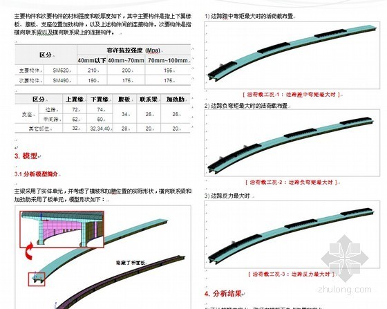 曲线桥的翘曲应力分析（midas工程实例）-边跨弯矩对受力的影响 