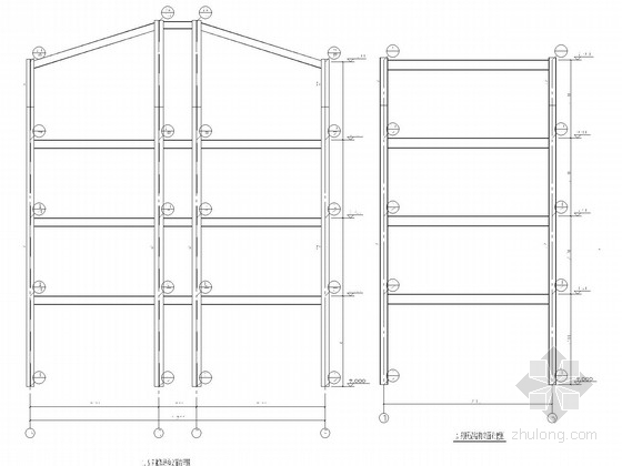 2层轻钢别墅全套施工图资料下载-4层钢框架别墅结构施工图