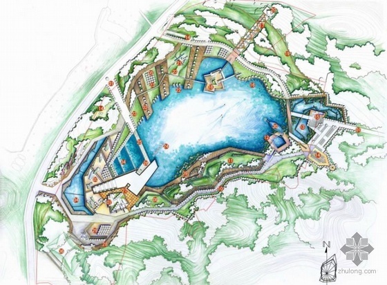 公共区域景观规划设计资料下载-武汉市滨江区域景观规划设计