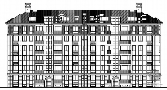 六层带阁楼坡屋顶住宅建筑资料下载-[丹阳]某六层住宅楼(12、16、20号)建筑施工图（带阁楼）