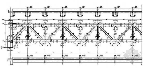 可逆配煤带式输送机资料下载-某钢结构带式输送机栈桥结构图纸