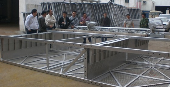 [上海]建筑工程施工折叠式升降脚手架自主创新技术（附计算书 图文并茂）-架体折叠单元 