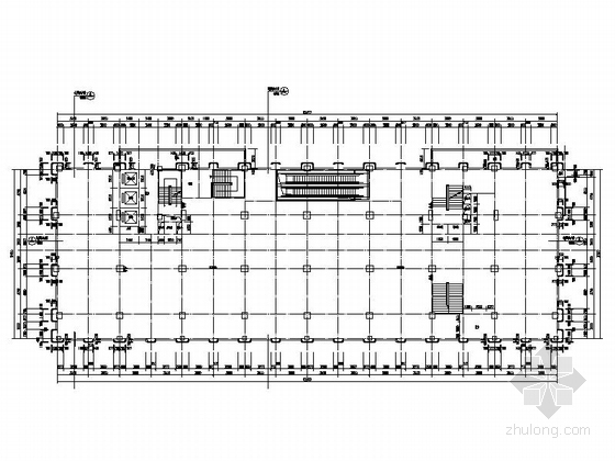 [江西]大型简欧风格农副产品综合市场建筑施工图（所有楼栋 含效果图）-大型简欧风格农副产品综合市场平面图