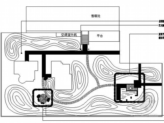 苏州装修样板房资料下载-[苏州]某小区样板房区景观工程施工图