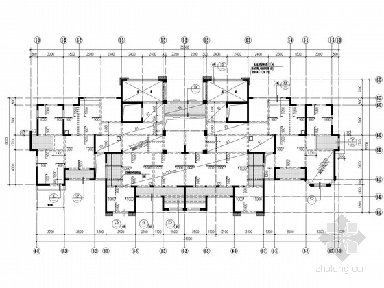 22层住宅楼施工图纸资料下载-22层剪力墙住宅楼结构施工图