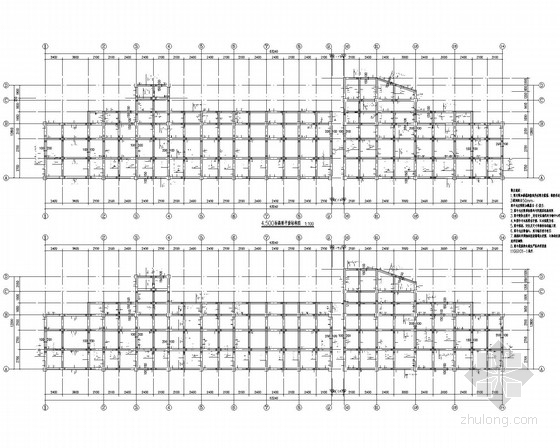 全套两层框架施工图资料下载-两层茶餐厅框架结构施工图