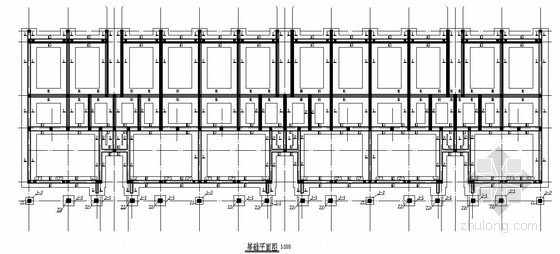 砖混结构别墅结构施工图（四层 条形基础）- 