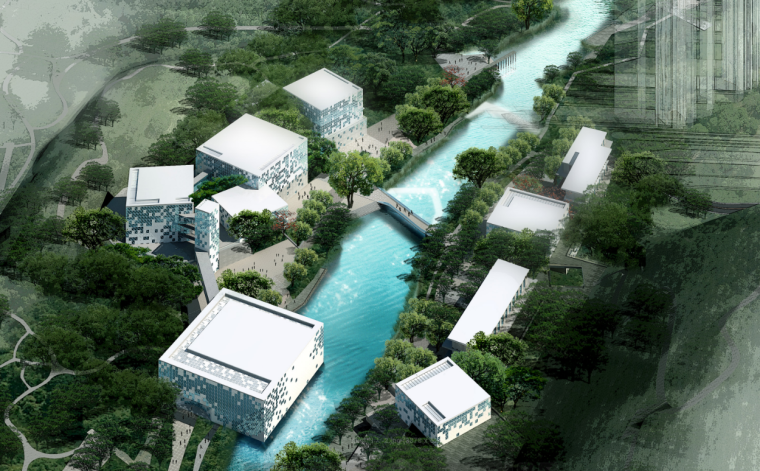 广州生态规划资料下载-[广州]东莞现代规划展览馆建筑方案文本（CAD+文本）