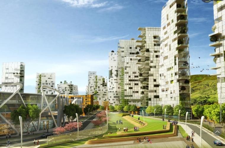 居住区规划设计文本方案资料下载-[湖南]长沙混用居住区规划设计