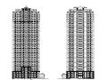 [江西]南昌科技大学东侧建筑施工图设计（CAD）