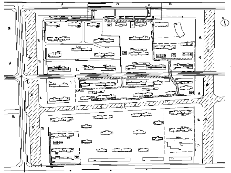 [阜阳]知名地产混凝土框架结构商业建筑施工组织设计（199页）-02人货梯布置总平面布置头