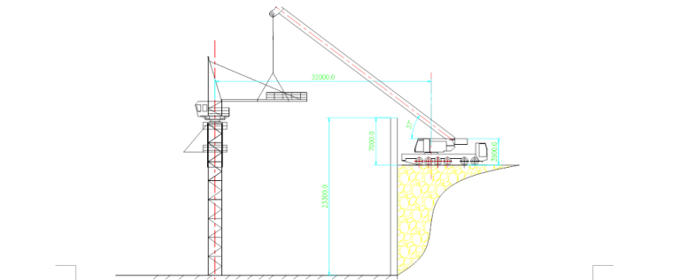 [杭州]农转居公寓工程塔吊安装（拆卸）施工技术方案-拆卸平衡臂示意图