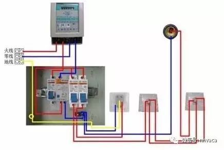 漏电保护器怎么安装资料下载-空调漏电保护器接线安装