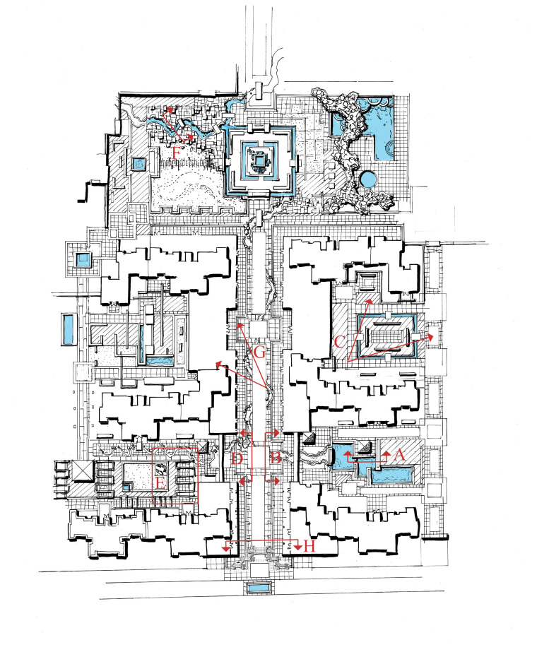 景观手绘|北京新北京故事居住区景观方案（含CAD施工图，PSD）-KEY PLAN