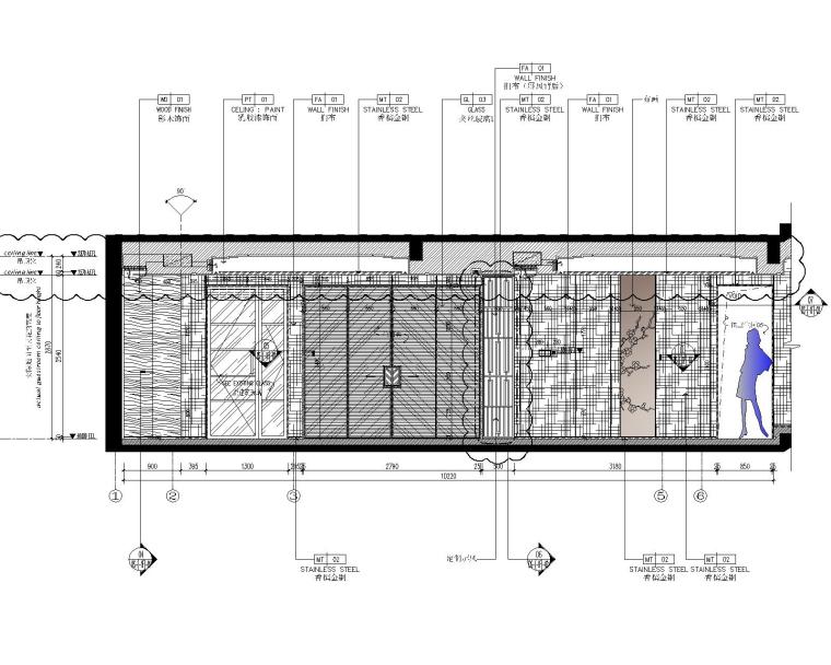 [CCD]嘉裕地产成都四居室别墅样板房室内装修施工图+设计方案+效果图（CAD、JPG、PDF）-10立面图1