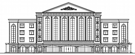 福建建筑图纸办公楼资料下载-[福建]某生物柴油工程五层办公楼建筑施工图