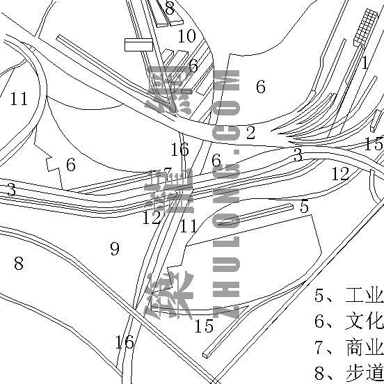 米德尔斯堡市政广场资料下载-杜伊斯堡北部风景园规划图